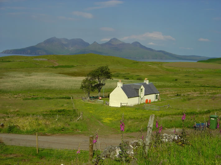 The tophouse overlooking Rum